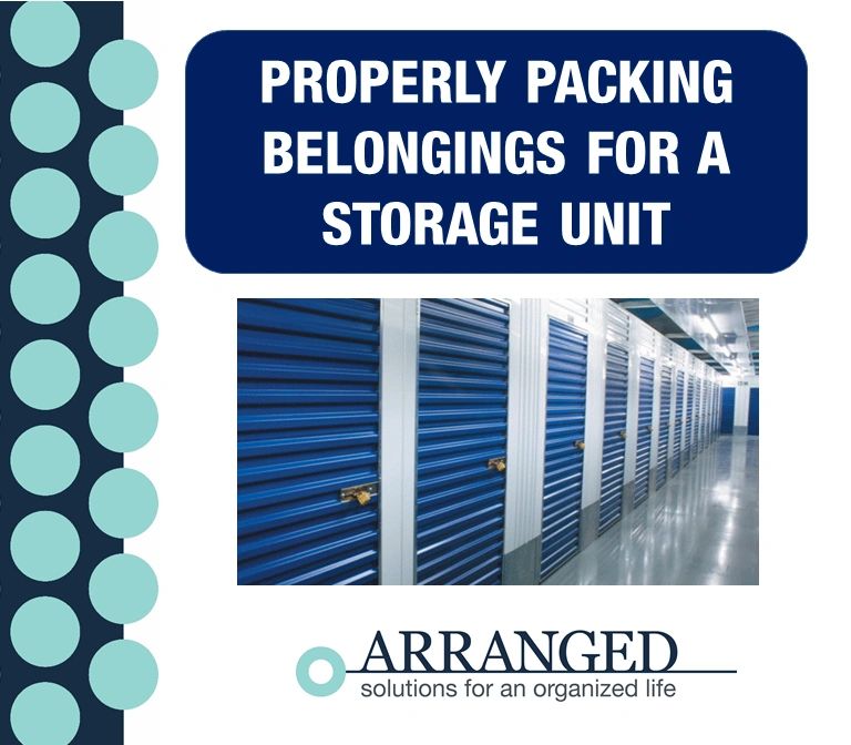 Properly Packing Your Belongings for a Storage Unit